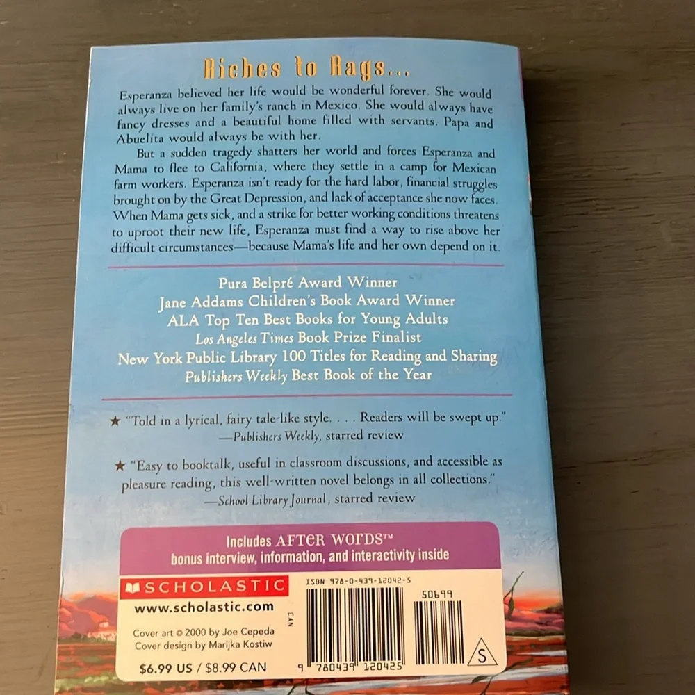 Esperanza Rising by Munoz Ryan, Pam, Ryan, Pam Munoz published by Scholastic EUC